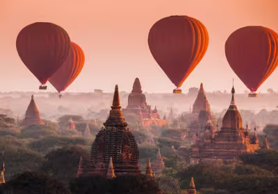 Bagan's Ancient Temple Golf